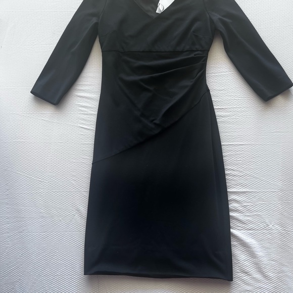 Diane Von Furstenberg Elegant Black Midi Dress NWT - Picture 9 of 10